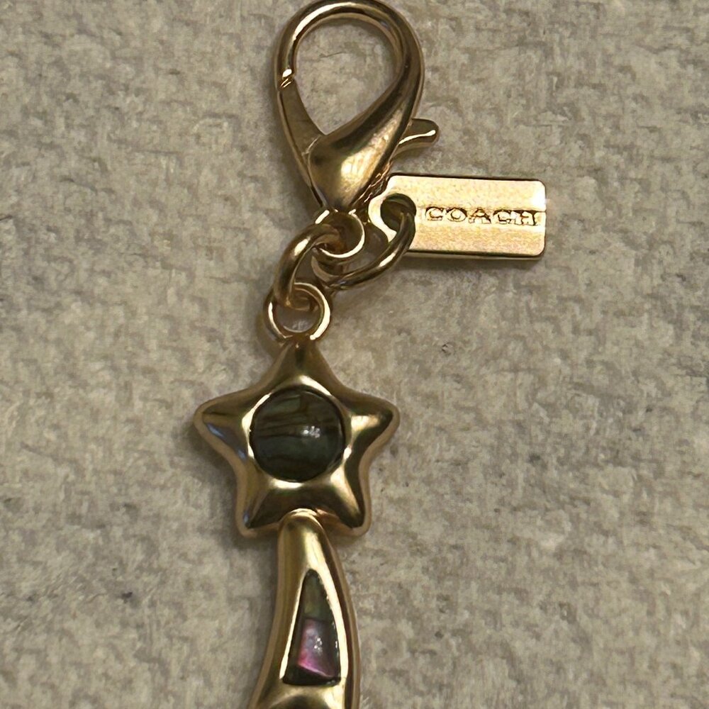 Coach Shooting / Falling Star Bag Charm / Keychain